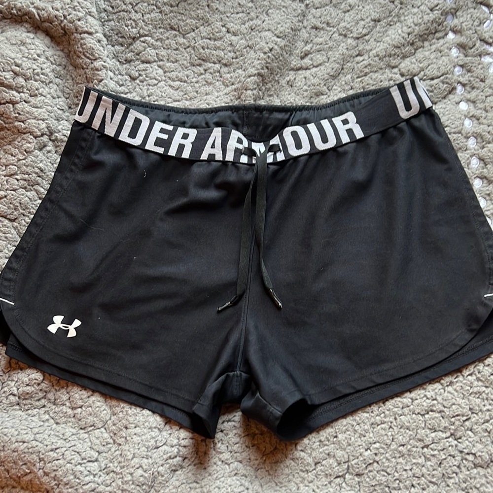 Black under armor shorts